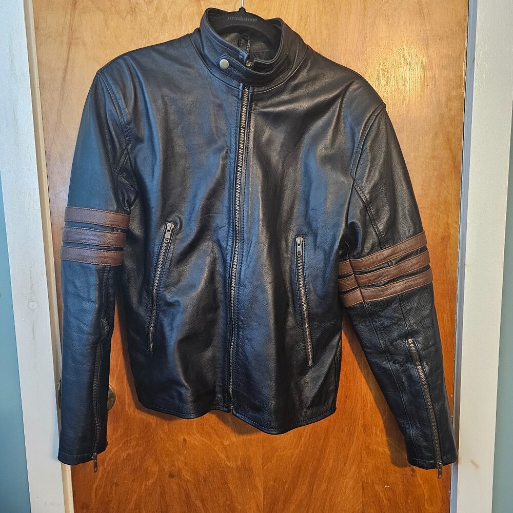 Genuine leather "Marvel" "Wolverine" style coat